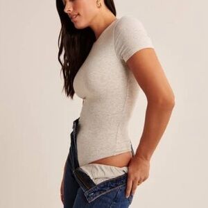 Abercrombie Short Sleeve Cotton Bodysuit